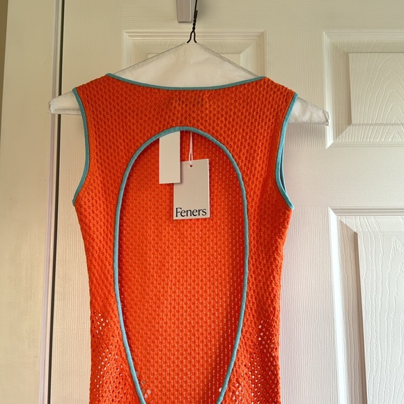 Feners Migdia Tangerine Dress size S small - Picture 2 of 7
